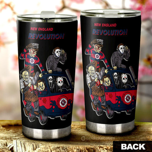 New England Revolution Tumbler Cup Custom Car Accessories - Gearcarcover - 2