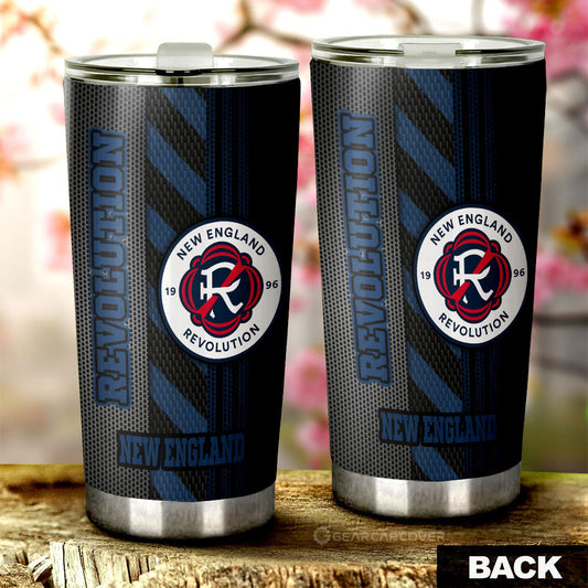 New England Revolution Tumbler Cup Custom Car Accessories - Gearcarcover - 2