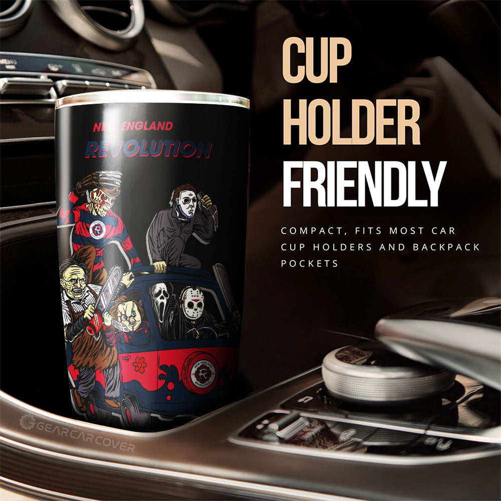 New England Revolution Tumbler Cup Custom Car Accessories - Gearcarcover - 3