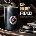 New England Revolution Tumbler Cup Custom Car Accessories - Gearcarcover - 3