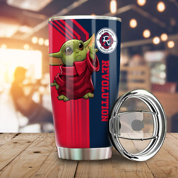 New England Revolution Tumbler Cup Custom Car Accessories - Gearcarcover - 1