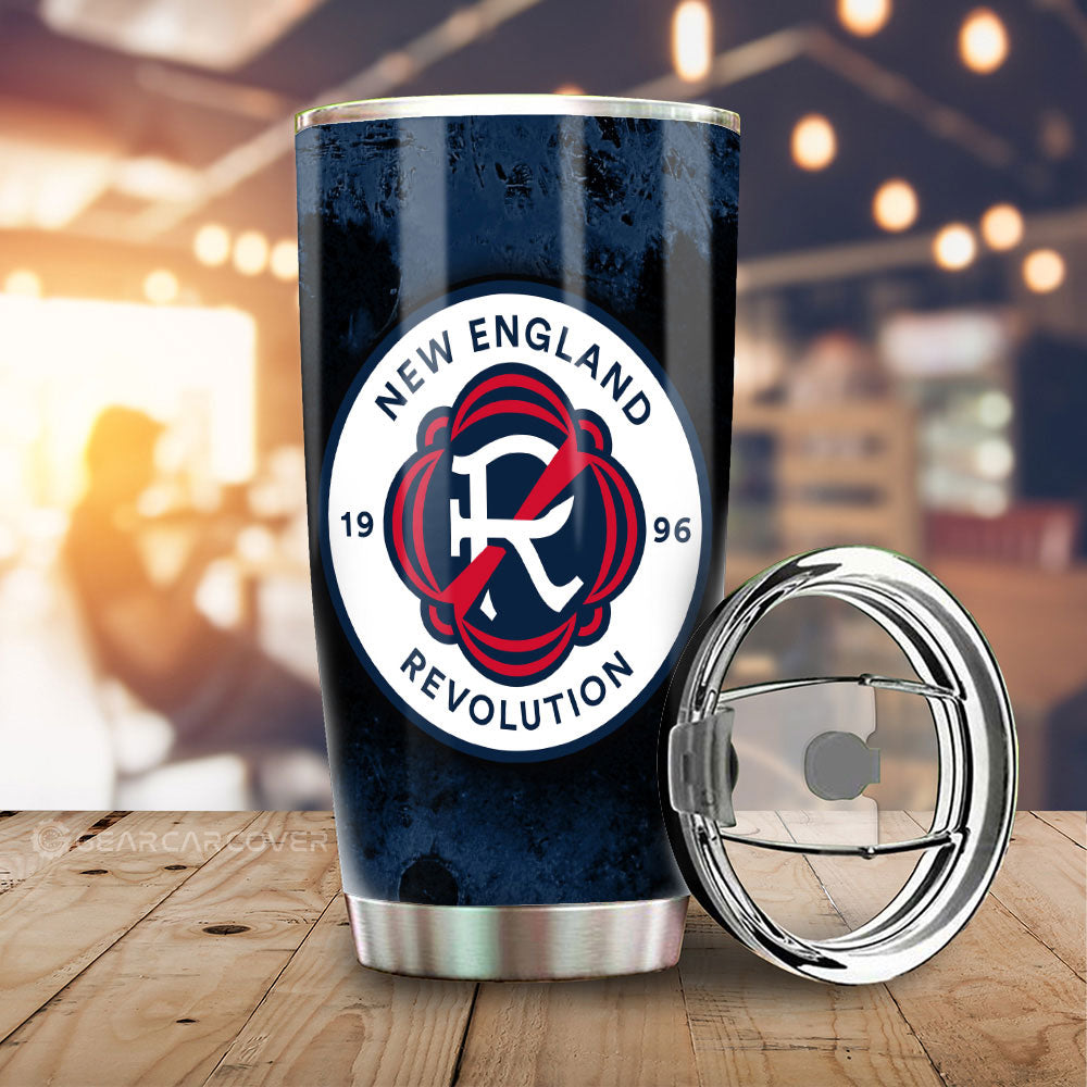 New England Revolution Tumbler Cup Custom Car Accessories - Gearcarcover - 1