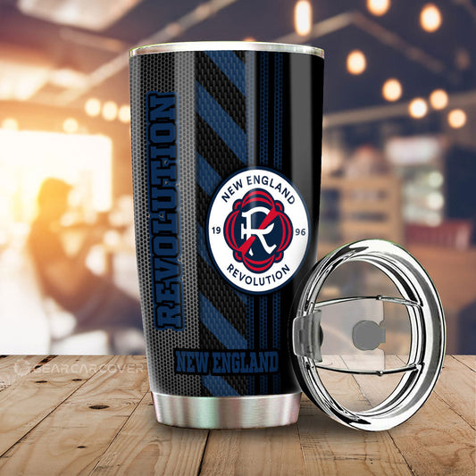 New England Revolution Tumbler Cup Custom Car Accessories - Gearcarcover - 1