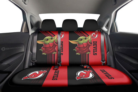 New Jersey Devils Car Back Seat Covers Custom Car Accessories - Gearcarcover - 2