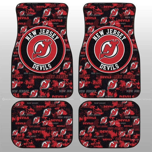 New Jersey Devils Car Floor Mats Custom Car Accessories - Gearcarcover - 1