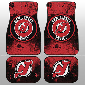 New Jersey Devils Car Floor Mats Custom Car Accessories - Gearcarcover - 1