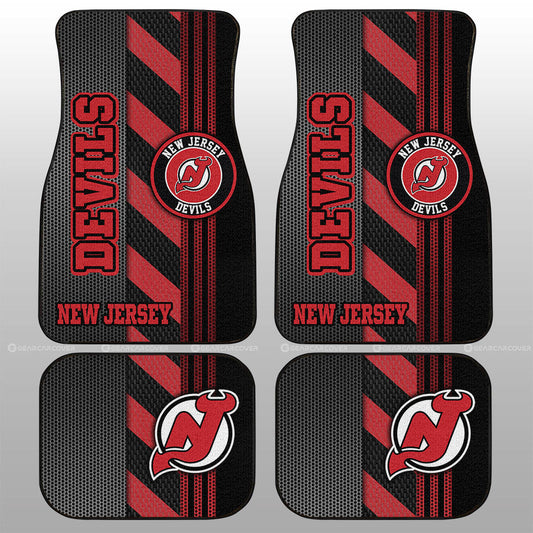 New Jersey Devils Car Floor Mats Custom Car Accessories - Gearcarcover - 1