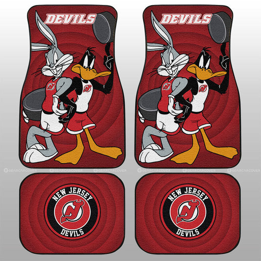 New Jersey Devils Car Floor Mats Custom Car Accessories - Gearcarcover - 1