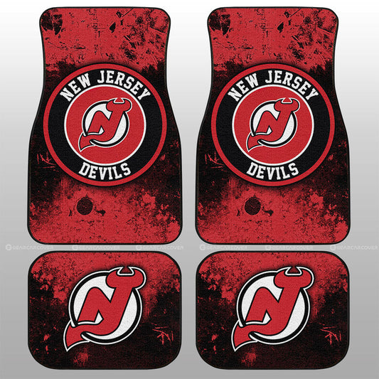 New Jersey Devils Car Floor Mats Custom Car Accessories - Gearcarcover - 1