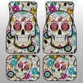 New Jersey Devils Car Floor Mats Custom Sugar Skull Car Accessories - Gearcarcover - 1
