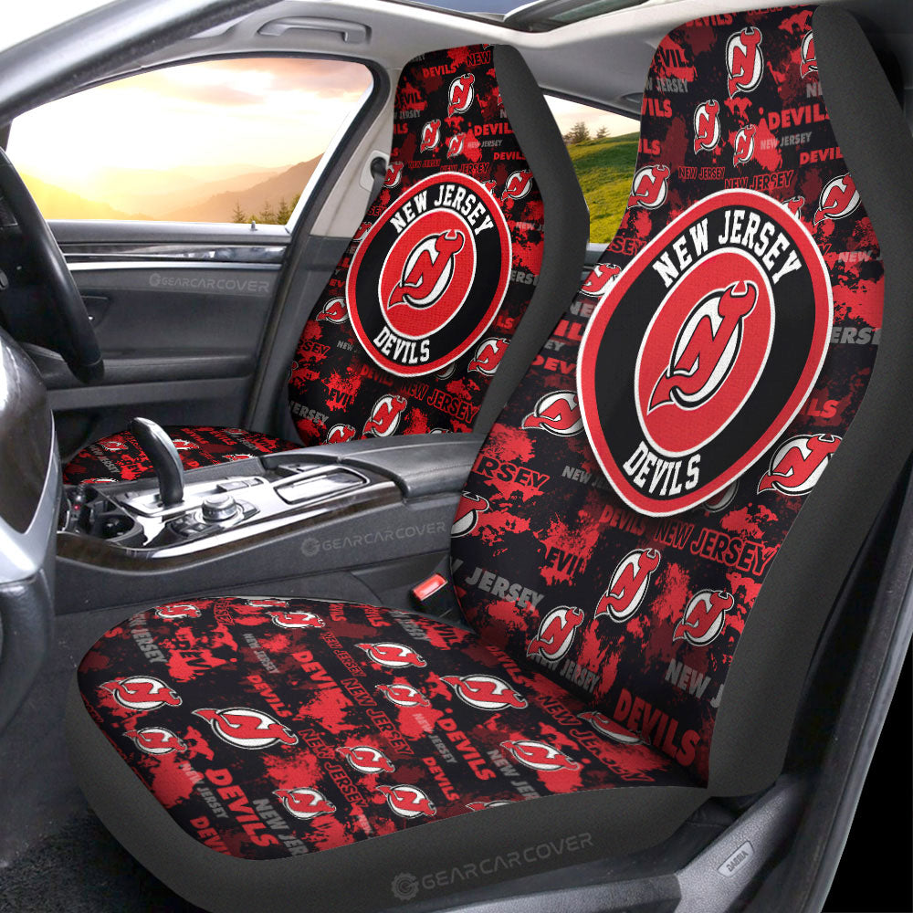 New Jersey Devils Car Seat Covers Custom Car Accessories - Gearcarcover - 1