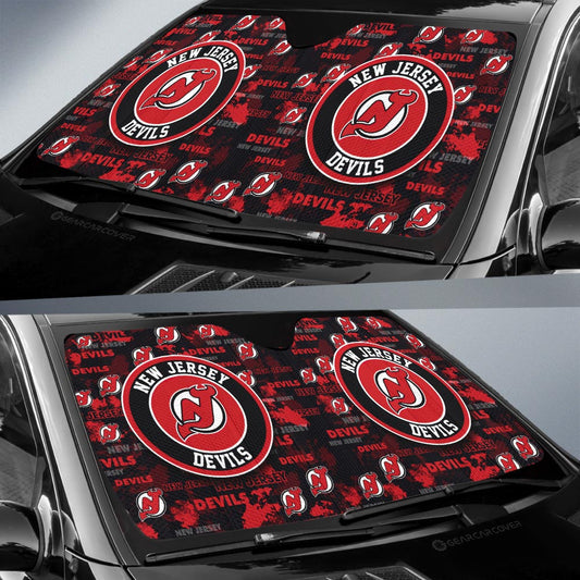 New Jersey Devils Car Sunshade Custom Car Accessories - Gearcarcover - 2