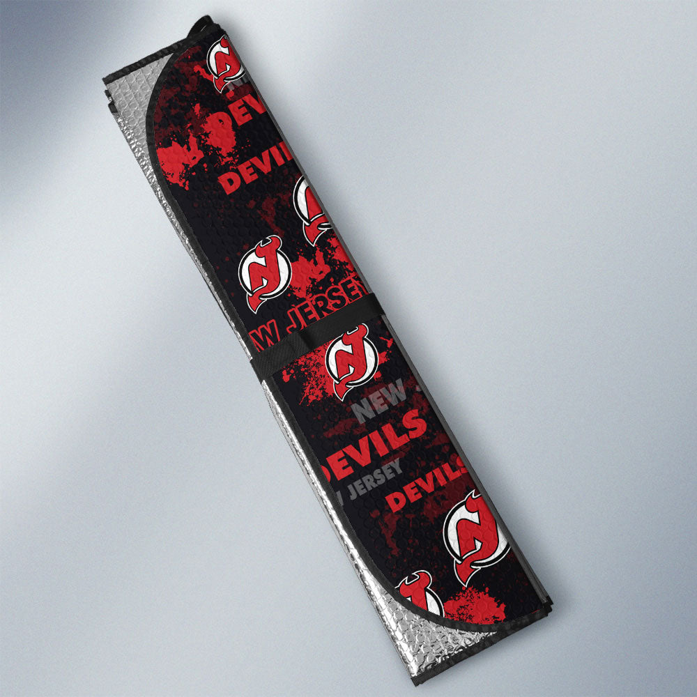New Jersey Devils Car Sunshade Custom Car Accessories - Gearcarcover - 3