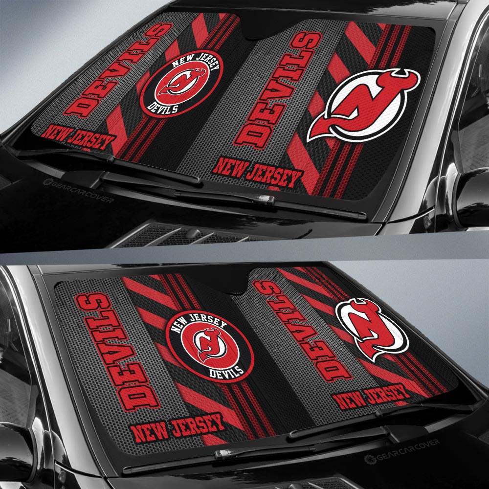 New Jersey Devils Car Sunshade Custom Car Accessories - Gearcarcover - 2