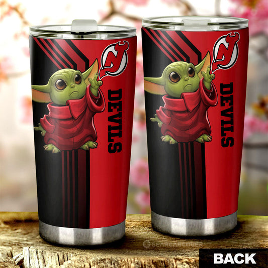 New Jersey Devils Tumbler Cup Custom Car Accessories - Gearcarcover - 2