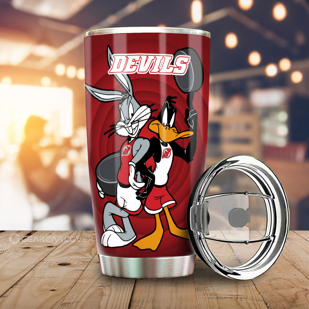 New Jersey Devils Tumbler Cup Custom Car Accessories - Gearcarcover - 2