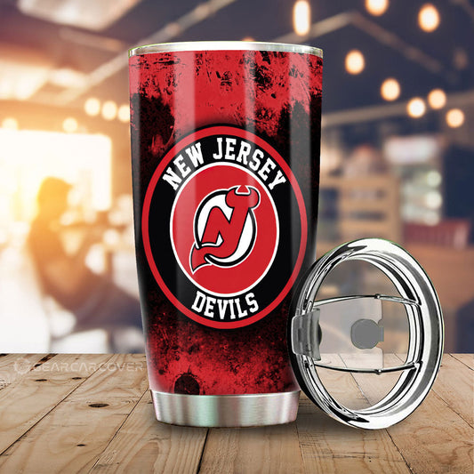 New Jersey Devils Tumbler Cup Custom Car Accessories - Gearcarcover - 2