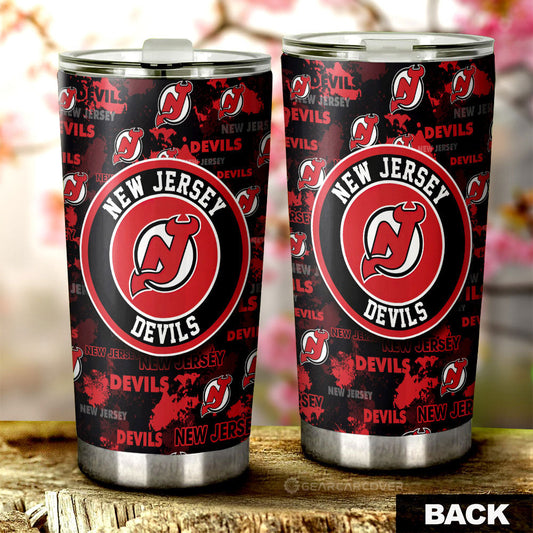 New Jersey Devils Tumbler Cup Custom Car Accessories - Gearcarcover - 2