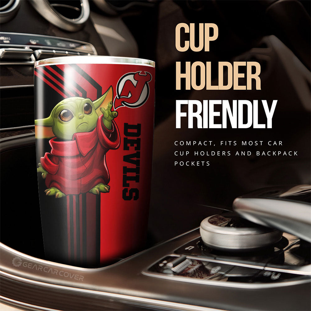 New Jersey Devils Tumbler Cup Custom Car Accessories - Gearcarcover - 3