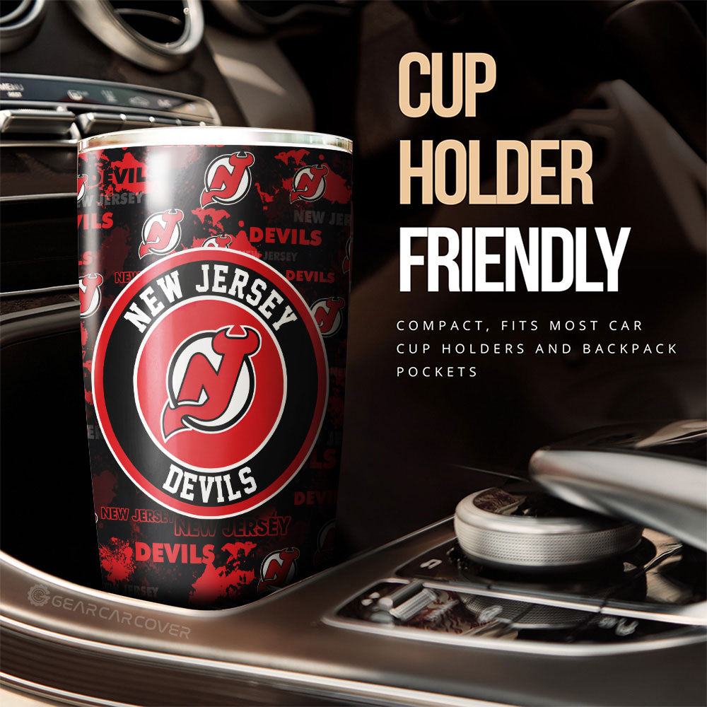 New Jersey Devils Tumbler Cup Custom Car Accessories - Gearcarcover - 3