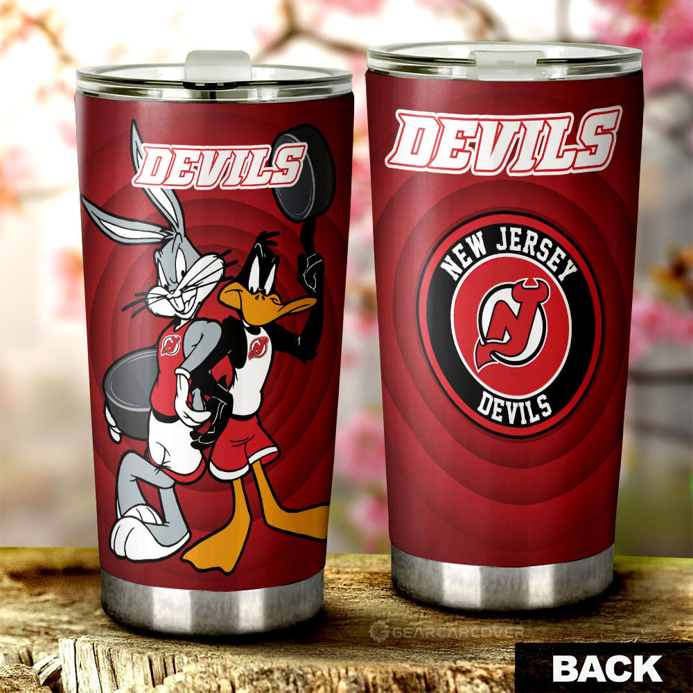 New Jersey Devils Tumbler Cup Custom Car Accessories - Gearcarcover - 1