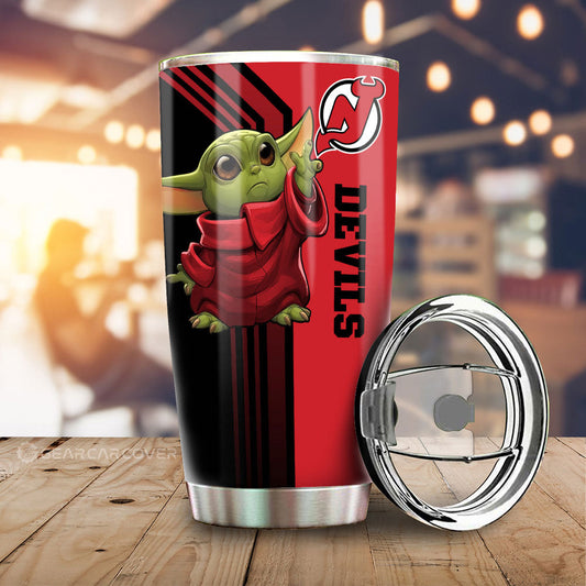 New Jersey Devils Tumbler Cup Custom Car Accessories - Gearcarcover - 1