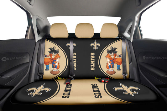 New Orleans Saints Car Back Seat Covers Custom Car Accessories For Fans - Gearcarcover - 2