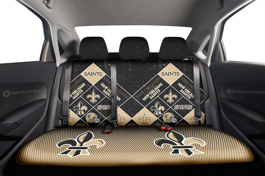 New Orleans Saints Car Back Seat Covers Sporty Team Collection - Gearcarcover - 2