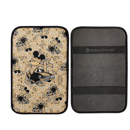 New Orleans Saints Car Center Console Cover Cartoon Theme Collection - Gearcarcover - 2