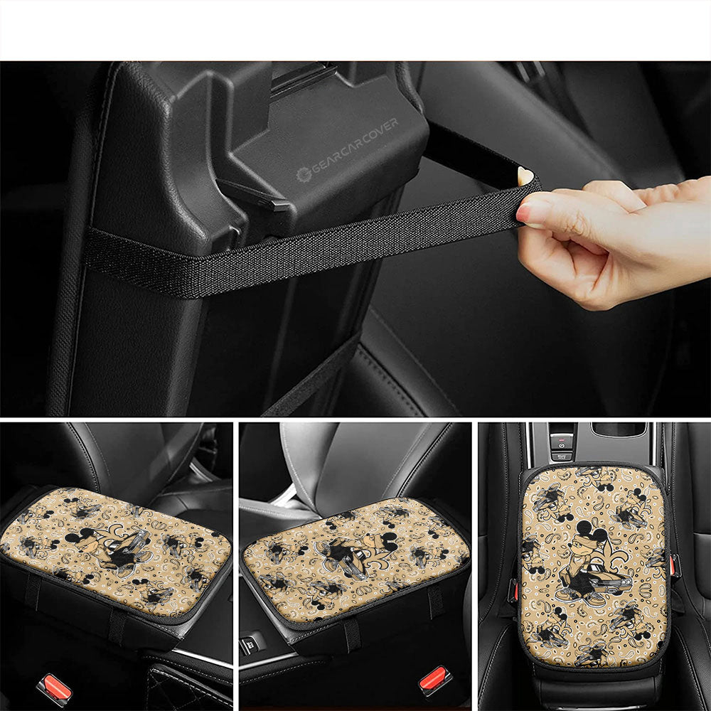 New Orleans Saints Car Center Console Cover Cartoon Theme Collection - Gearcarcover - 4