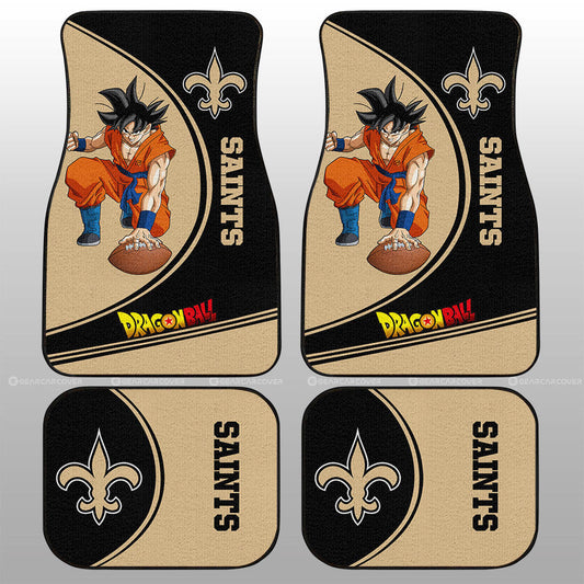 New Orleans Saints Car Floor Mats Custom Car Accessories For Fans - Gearcarcover - 1