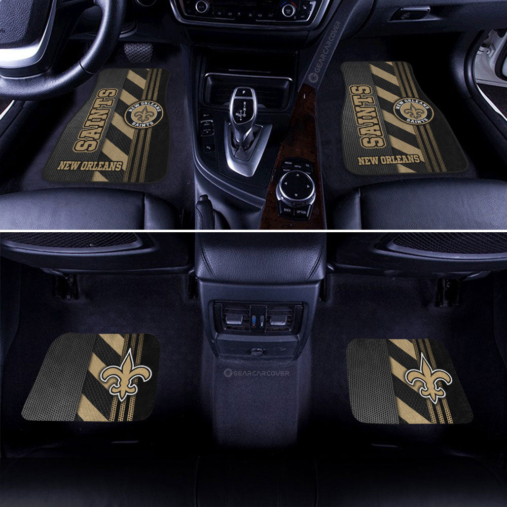 New Orleans Saints Car Floor Mats Custom Car Accessories - Gearcarcover - 2