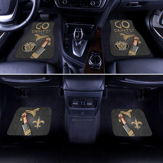 New Orleans Saints Car Floor Mats Custom Car Accessories - Gearcarcover - 2