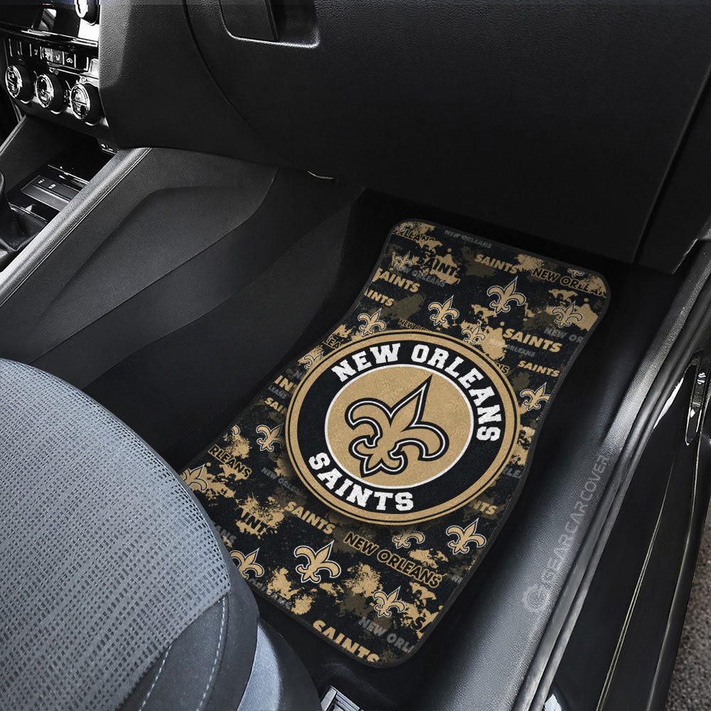 New Orleans Saints Car Floor Mats Custom Car Accessories - Gearcarcover - 3