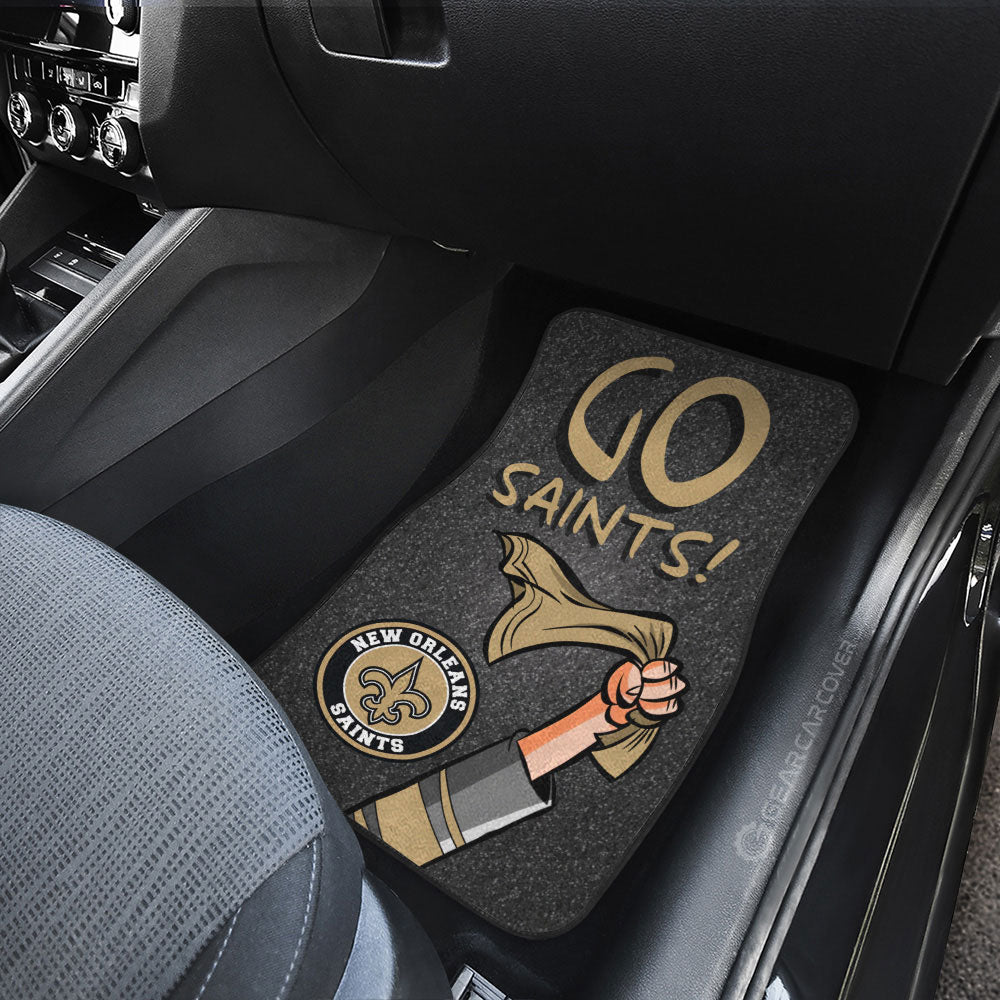 New Orleans Saints Car Floor Mats Custom Car Accessories - Gearcarcover - 3