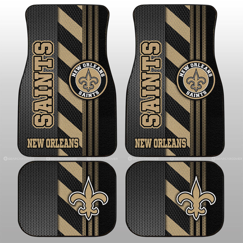 New Orleans Saints Car Floor Mats Custom Car Accessories - Gearcarcover - 1