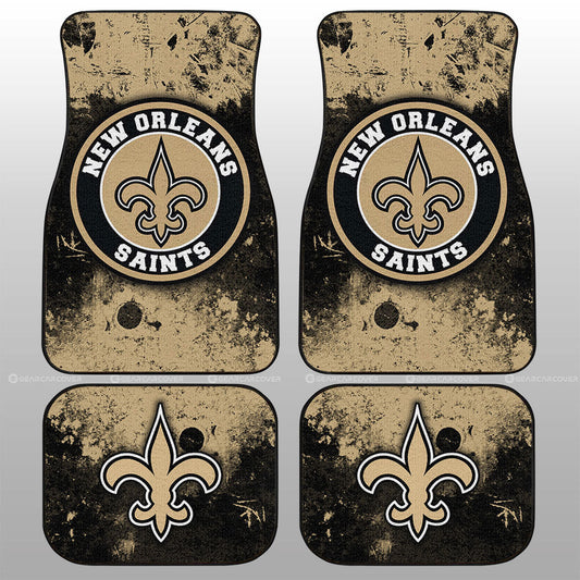New Orleans Saints Car Floor Mats Custom Car Accessories - Gearcarcover - 1