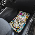 New Orleans Saints Car Floor Mats Custom Sugar Skull Car Accessories - Gearcarcover - 3