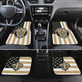 New Orleans Saints Car Floor Mats Custom US Flag Style - Gearcarcover - 2