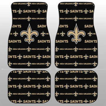 New Orleans Saints Car Floor Mats Sporty Team Collection - Gearcarcover - 1