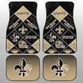 New Orleans Saints Car Floor Mats Sporty Team Collection - Gearcarcover - 1