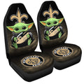 New Orleans Saints Car Seat Covers Baby Yoda Car Accessories For Fan - Gearcarcover - 3