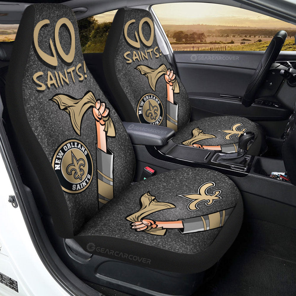 New Orleans Saints Car Seat Covers Custom Car Accessories - Gearcarcover - 2