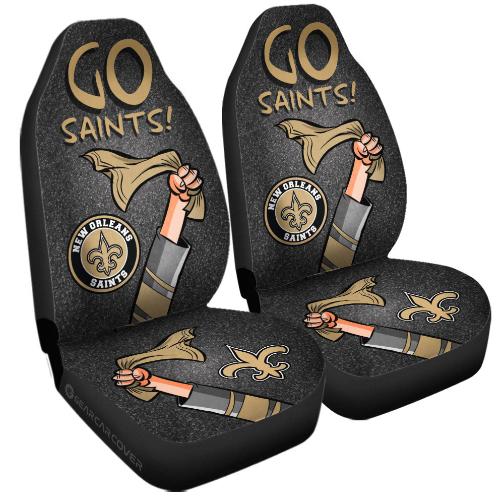 New Orleans Saints Car Seat Covers Custom Car Accessories - Gearcarcover - 3