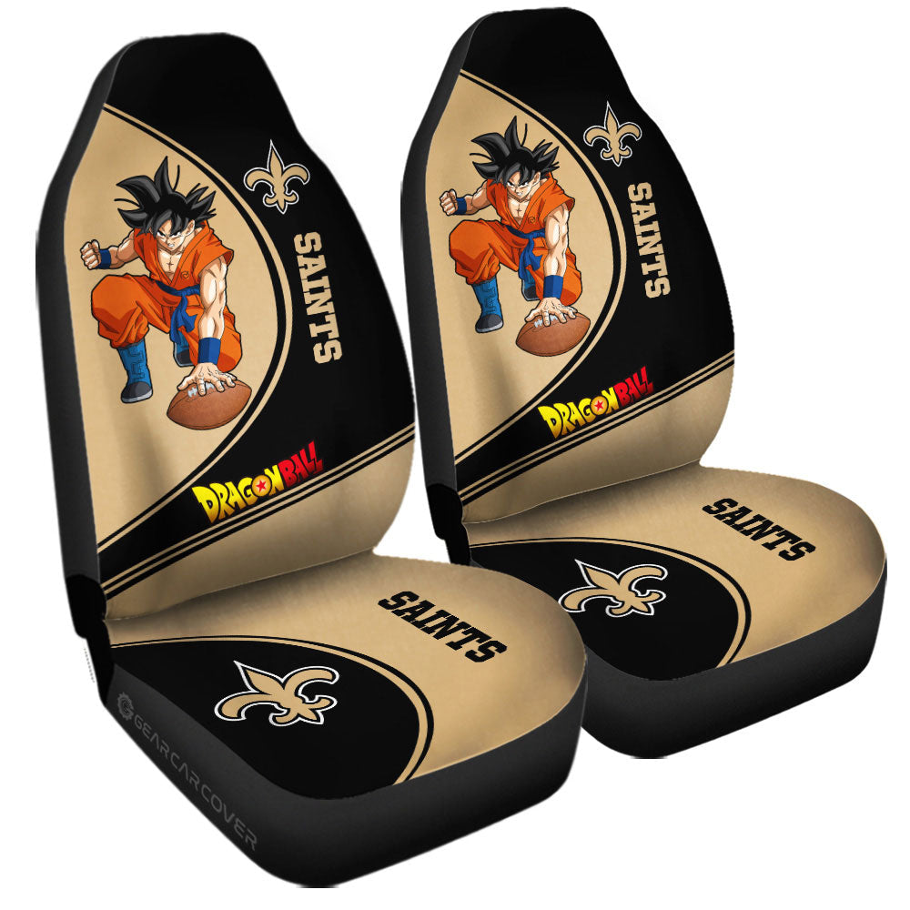 New Orleans Saints Car Seat Covers Goku Car Accessories For Fans - Gearcarcover - 3