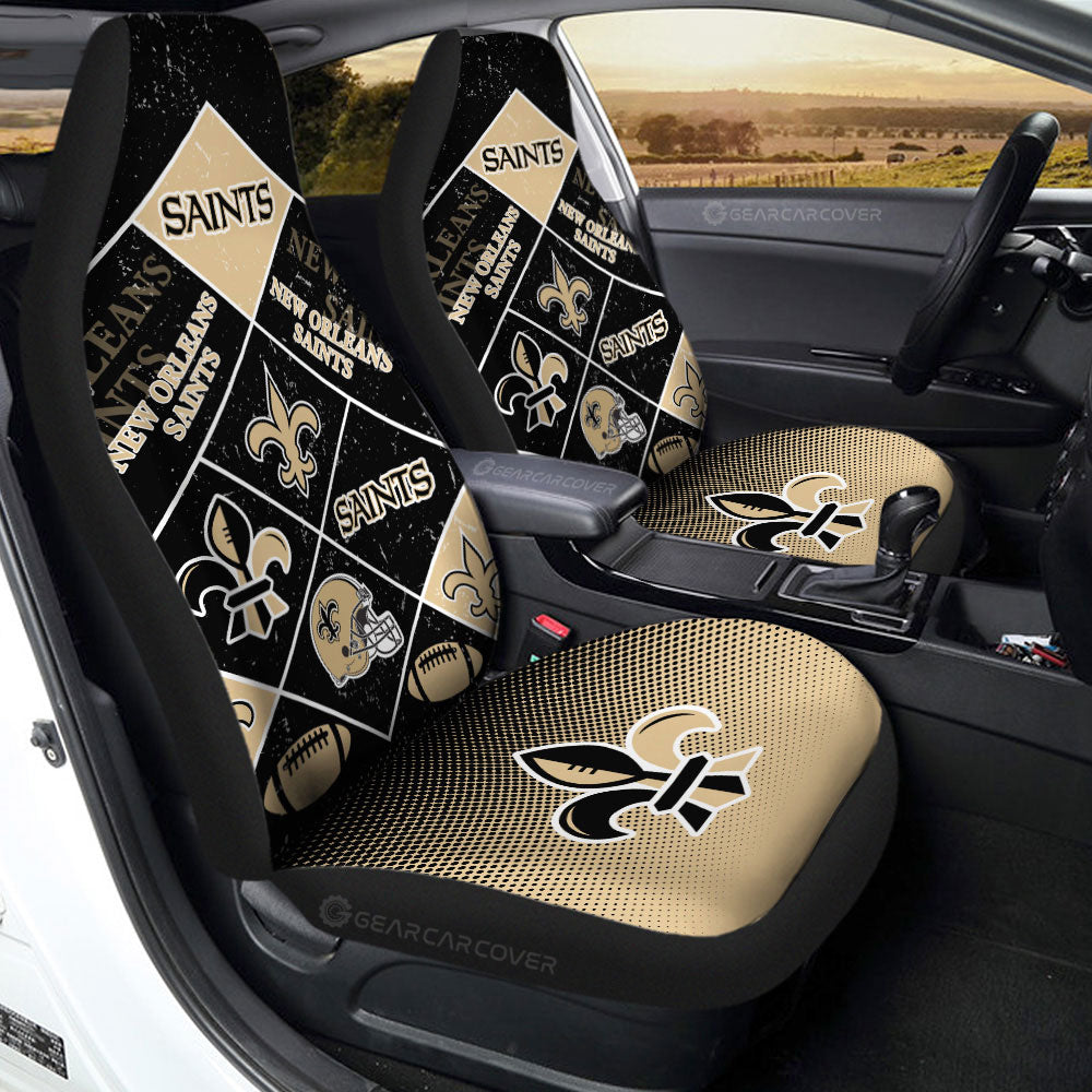 New Orleans Saints Car Seat Covers Sporty Team Collection - Gearcarcover - 2