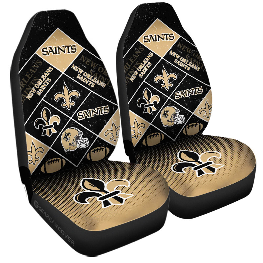 New Orleans Saints Car Seat Covers Sporty Team Collection - Gearcarcover - 3