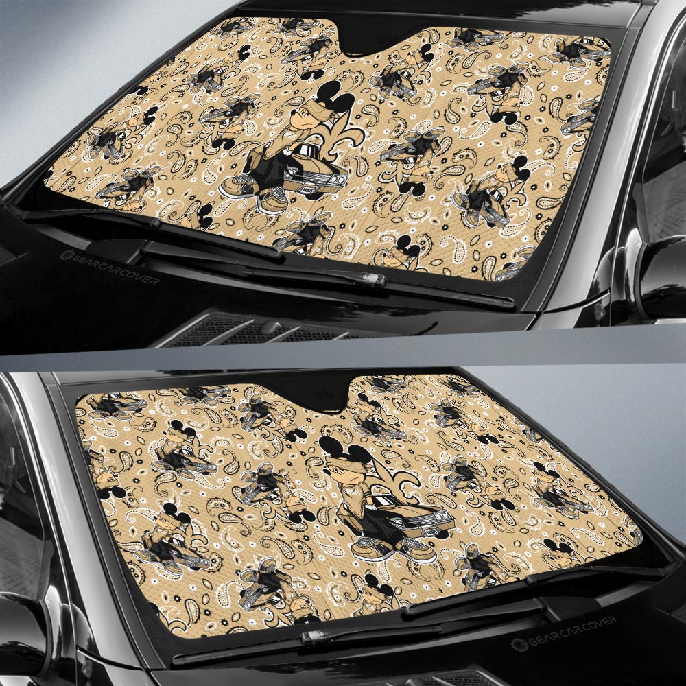 New Orleans Saints Car Sunshade Cartoon Theme Collection - Gearcarcover - 2