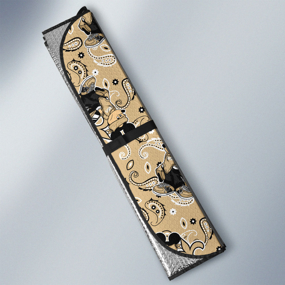 New Orleans Saints Car Sunshade Cartoon Theme Collection - Gearcarcover - 3