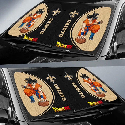 New Orleans Saints Car Sunshade Custom Car Accessories For Fans - Gearcarcover - 2
